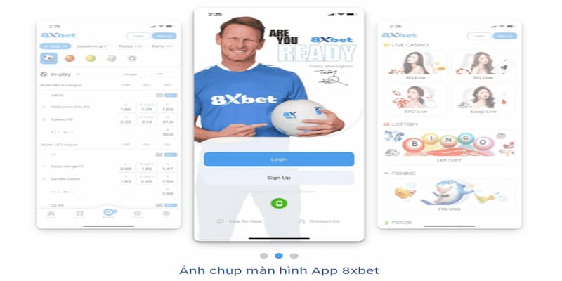 Hướng dẫn truy cập vào tài khoản trên app 8XBET